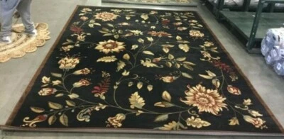 MULTI 8' X 11' Pulled Threads Rug, Reduced Price 1172639093 LNH552-9091-8 - Image 1 of 4