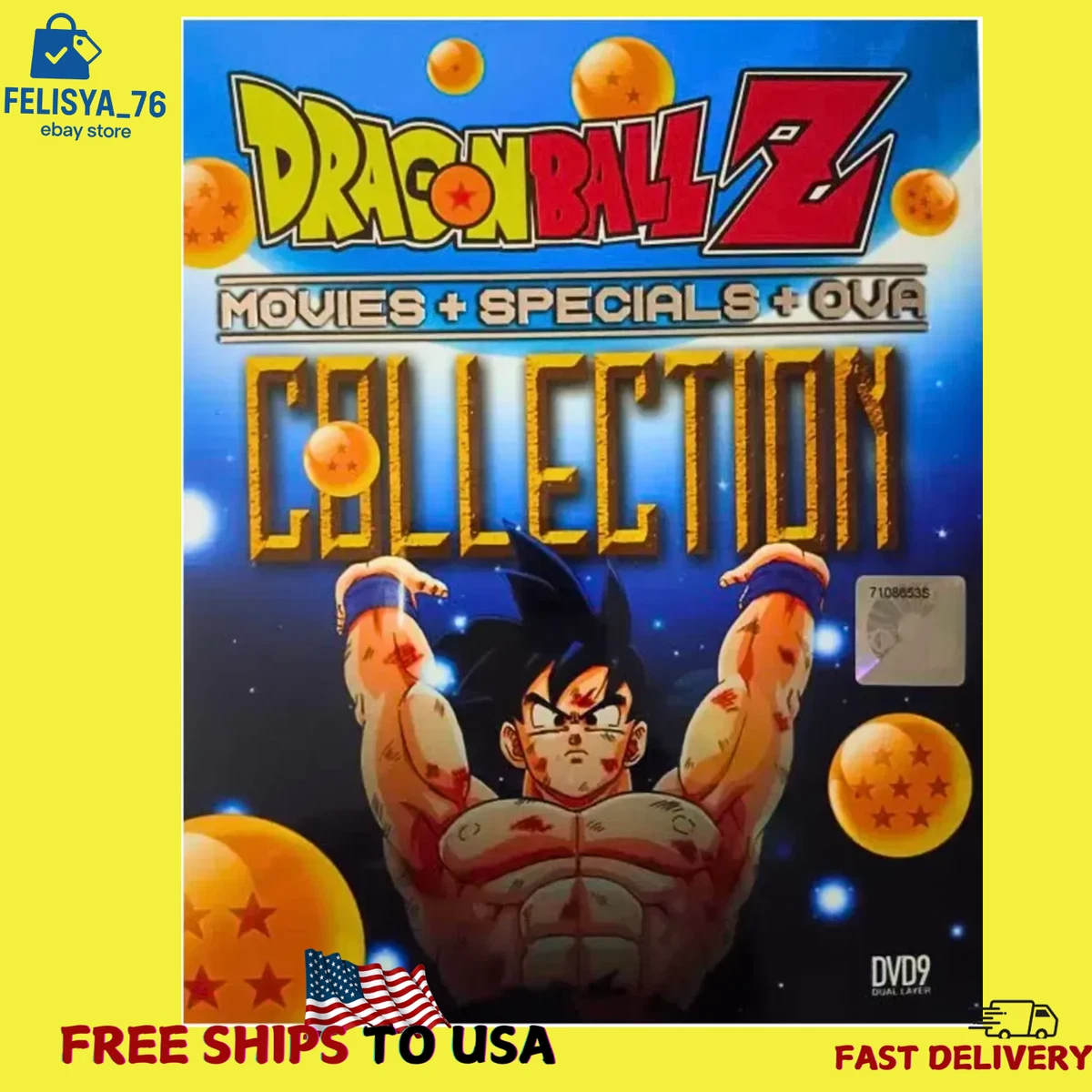 海外版　ドラゴンボールZコレクション（DVD）＋おまけ付き Dragon Ball Z Movie Collection for sale - eBay