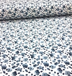 Blue Flowers - IKEA Vattenmynta Cotton Fabric - Bild 1 von 6