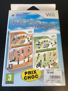 SPORTS ISLAND 1 + 2 NINTENDO WII COFFRET 2 JEUX PAL 2008 FRANCE NOS NEUF EMBALLE - Picture 1 of 4