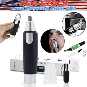 Elektrischer Nasenhaarschneider Rasierer Ohr Gesicht Augenbrauen Schnurrbart Bart Rasierer Haarschneidemaschine - Bild 1 von 19