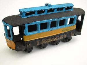 SAMMLERSTÜCK VINTAGE GUSSEISEN SPIELZEUG TROLLEY 14 REPLIKATE - Bild 1 von 8