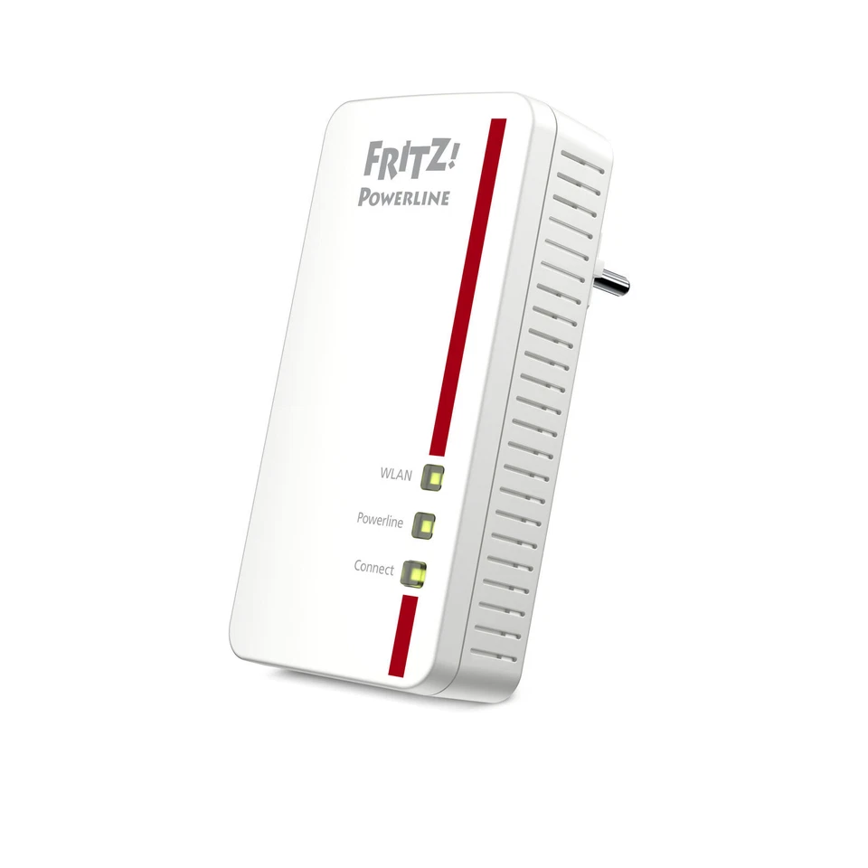 AVM Fritz! Powerline 1260E 866Mbps 5GHz - Weiß/Rot
