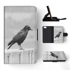 Flip Case For Apple Iphone|black Bird Crow Corvus #4