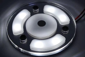 Ceiling -12vol Glass Large Round Dimmable Touch light. - Picture 1 of 5