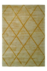 Tappeto viscosa pelo corto grigio nero colorato motivo a quadretti design 80x150 cm - Foto 1 di 5