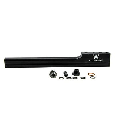 Aluminum Billet Fuel Rail For Acura Integra LS GSR B18B1 B18C1 B18C5 Black - Image 1 of 4