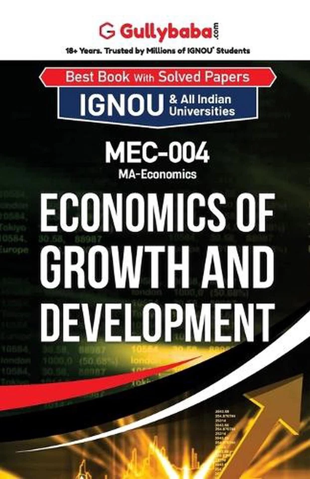 MEC-04 Economics of Growth and Development by Gullybaba Com Panel Paperback Book - Image 1 of 1
