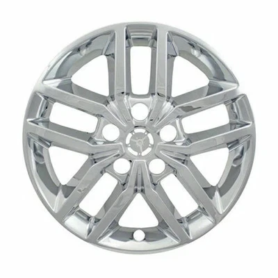 SET/4 FOR 2016-2022 Jeep Grand Cherokee Wheel Skins 18" Chrome Wheel Covers - Image 1 of 2