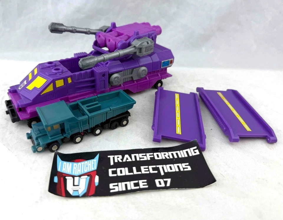 Transformers Original G1 1990 Micromaster Cannon Transport Complete - Image 1 of 1