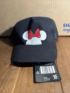 Aldi Disney 2025 Schwarz Minnie Mouse Baseball Cap Mütze Neu - Bild 1 von 7