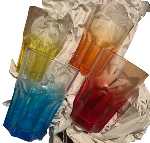 Luminarc 4 Piece Fluted Tumbler Set Dishwasher Safe BRAND NEW in Box - Picture 1 of 2