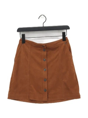 Abercrombie & Fitch Women's Mini Skirt S Brown Polyester with Elastane Mini - Image 1 of 4