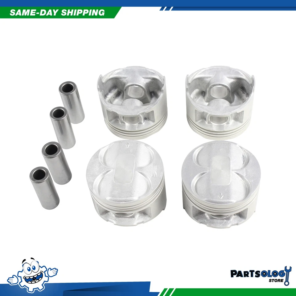 DNJ P217 标准 完整活塞套装适用于 94-00 本田 Civic del Sol 1.6L DOHC — 第 1/1 张图片