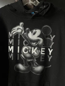 Sudadera con Capucha Negra Disney Mickey Mouse Escala de Grises Talla XL - Imagen 1 de 11