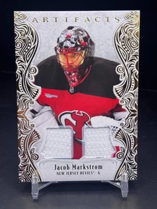 2025-26 Upper Deck Artifacts - Jacob Markstrom #148 - Gold Material Jersey/199 - Picture 1 of 2