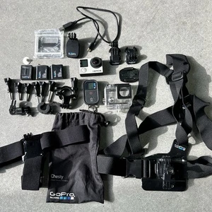 LOT GOPRO HERO4 BLACK EDITION 4K VIDEO ACTION CAMERA + ACCESSORIES REMOTE MOUNTS - Picture 1 of 13