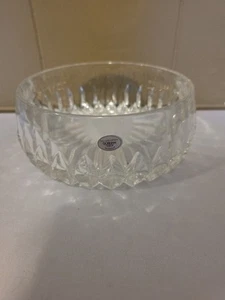 Gorham Althea 8" Full Lead Cut Crystal Bowl 1980s Made In Germany Vintage - Picture 1 of 5