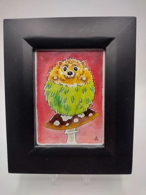 MtG 1/1 Amy Weber Artist Proof Painting - Argothian Pixies - RARE Antiquities  - Image 1 of 3