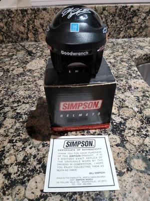 Mini Casco Dale Earnhardt # 3 Simpson Negro Goodwrench Nascar Legend Foto 1 de 4