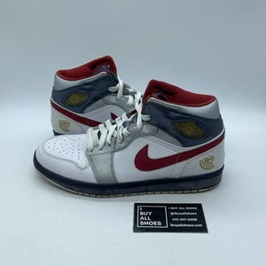 Size 8.5 - Air Jordan 1 Retro Olympic White Silver (136085-161) - Picture 1 of 8