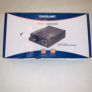 Convertidor de medios INTELLINET modelo 545075 monomodo SC Gigabit Ethernet 12,4 millas - Imagen 1 de 5