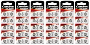 60 Pk Camelion AG10 LR1130 389 390 L1131 LR54 D389 Alkaline Button Cell Battery - Picture 1 of 2