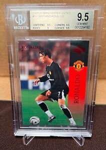 2003 Upper Deck Manchester United - Cristiano Ronaldo - #15 RC Rookie - BGS 9.5