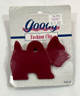 Vintage 90s Goody Fashion  Hair Clip Red Dog Deadstock New Old Stock NOS NWT