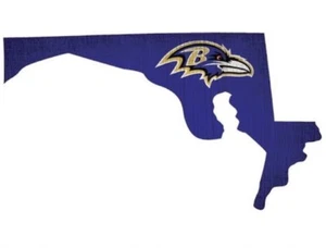Fan Creations NFL Team Logo State Sign: Baltimore Ravens - Bild 1 von 2