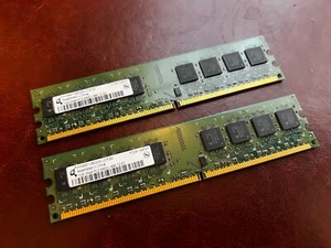Qimonda 2GB (2x1GB) DDR2-800 Desktop Memory, HYS64T128020EU-2.5-B2 - Picture 1 of 4