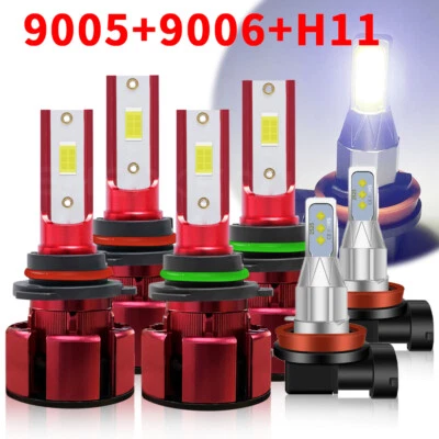 Lâmpadas de neblina altas baixas para faróis de LED Toyota RAV4 2006 2007 2008 2009-2012 - Imagem 1 de 4