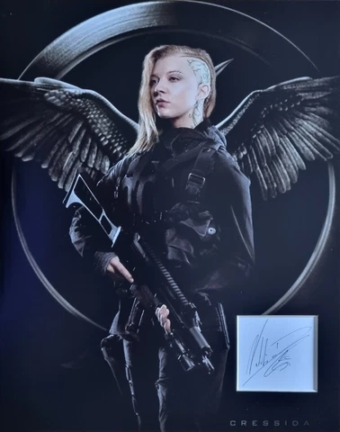 NATALIE DORMER Signed 14X11 Photo Display HUNGER GAMES Mockingjay COA Cover