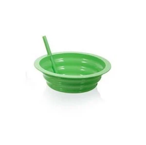 Green Cereal Sip-a-Bowl 22 oz. - BPA-Free Plastic - Dishwasher Safe - Picture 1 of 3