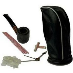 DENICOTEA Starter Set w/ Pipe Pouch Pipe Tool Cleaners Filters and Crystals NEW - Picture 1 of 1