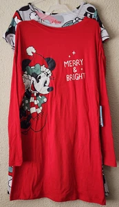 Disney Minnie Mouse 2-Pack Christmas Dress Girls Size L (10/12) BRAND NEW - Picture 1 of 8