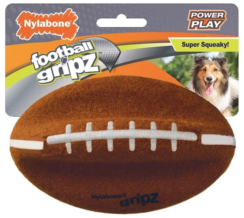 Nylabone Power Play Football Medium 5.5 Dog Toy Nply006p