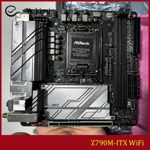 FOR ASROCK Z790M-ITX WiFi DDR5*2 LGA1700 128GB Mini-ITX Motherboard Test OK - Picture 1 of 8