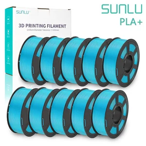 10KG SUNLU PLA PETG PLA+ ABS 3D Printer Filament 1.75mm Neat Spool No-Tangle - Picture 1 of 57