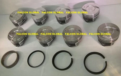 Anillos Moly Mercruiser Chevy 7.4L/454ci tapa plana hiperpistones .040" 330 340 370 Foto 1 de 3