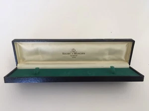 BAUME & MERCIER GENEVE 1830 Watch Box Scatola Boîte Caja Caixa Koadroan VINTAGE - Imagen 1 de 6