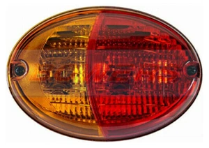 HELLA OVAL REAR COMBINATION STOP/TAIL/INDICATOR LIGHT LAMP FOR STERLING CARAVANS - Picture 1 of 3
