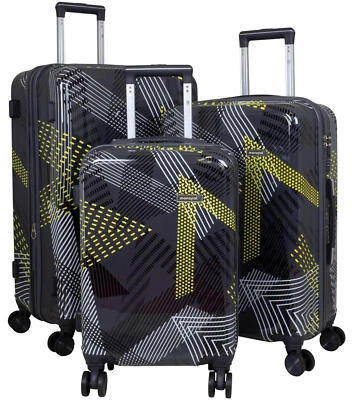 Polycarbonat-ABS Hartschale Koffer Trolley Einzeln o. Set Gepäck Varenna Grau - Bild 1 von 4