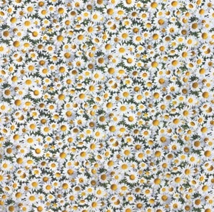 Elizabeths Studio - Landscape Medley - Daisies - weiß - 656E-WHITE, Stoff BTY - Bild 1 von 2