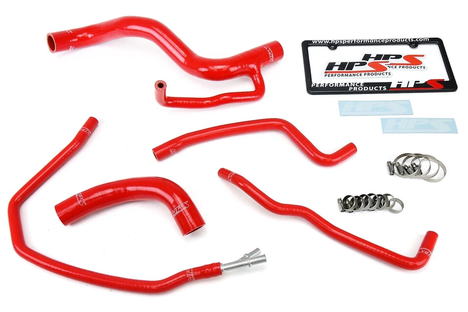 HPS силиконовый радиатор охлаждающей жидкости шланг набор для 11-15 Scion tC (красный) - Изображение 1 из 1