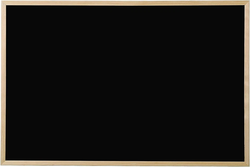 KAV Wooden Frame Wall Mounted Bulletin Blackboards with Chalk and Eraser - Image 1 of 4