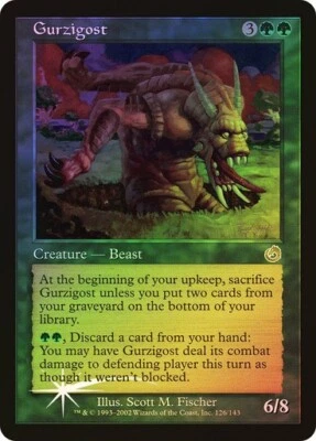 Torment  MTG FOIL  Gurzigost   Magic - Image 1 of 2