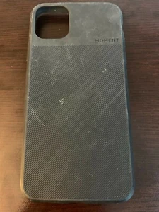Black "BIOCASE" iPhone Case, For iPhone 12 - Picture 1 of 2