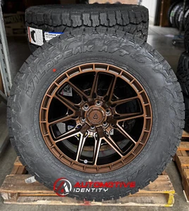 20x10 Arena Battle Bronze Wheels 35" Falken AT4 Tires 6X135 Ford F150 Raptor SVT - Picture 1 of 6