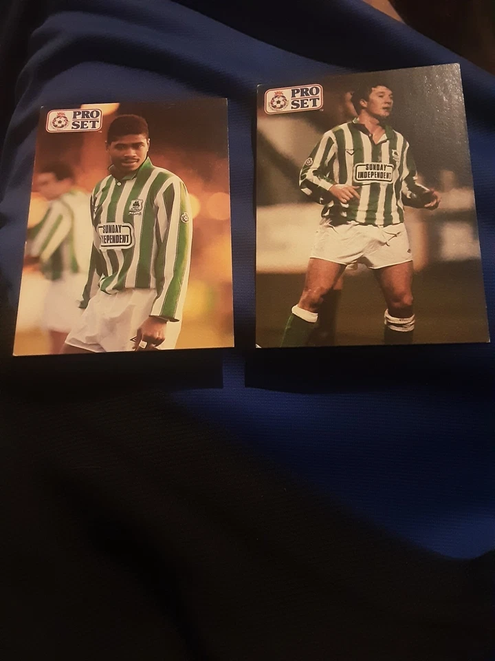 TONY  SPEARING  AND DWIGHT MARSHALL  PLYMOUTH  ARGYLE  PRO  SET 1992   CARDS - Image 1 of 1